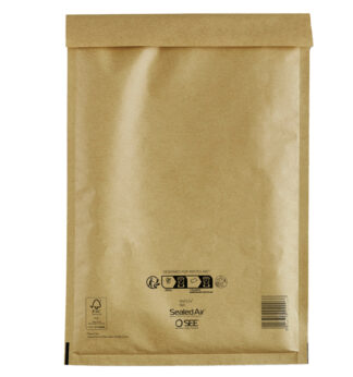 100 Buste imbottite GOLD A 11x16cm UTILE avana - conf.risparmio MAIL LITER