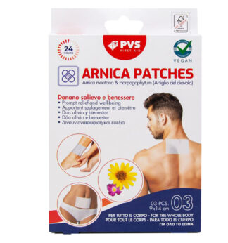 Scatola 3 CEROTTI ARNICA 9x14cm PVS