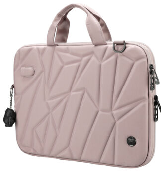 Borsa porta notebook 16" Vacallo rosa cipria Swiss