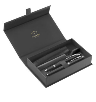 Gift Set sfera M + stilografica M IM Black Edition CT Parker
