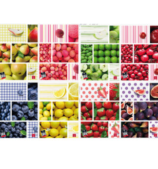 Maxiquaderno A4 80gr 40+2fg 5mm Fruit Pigna