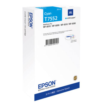 TANICA INCHIOSTRO A PIGMENTI CIANO EPSON DURABRITE ULTRA,XL WF-8xxx