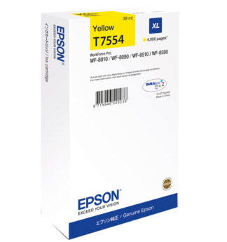 TANICA INCHIOSTRO A PIGMENTI GIALLO EPSON DURABRITE ULTRA,XL WF-8xxx